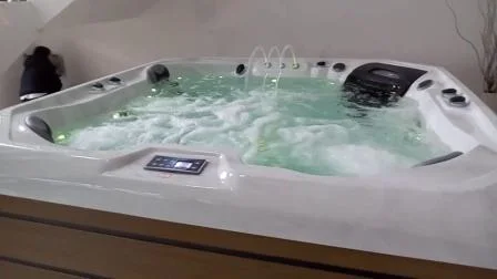 Качественная роскошная акриловая ванна Бальбоа Sunrans на 6 человек, гидромассажная ванна для гидротерапии, спа-массажная ванна (SR806A)